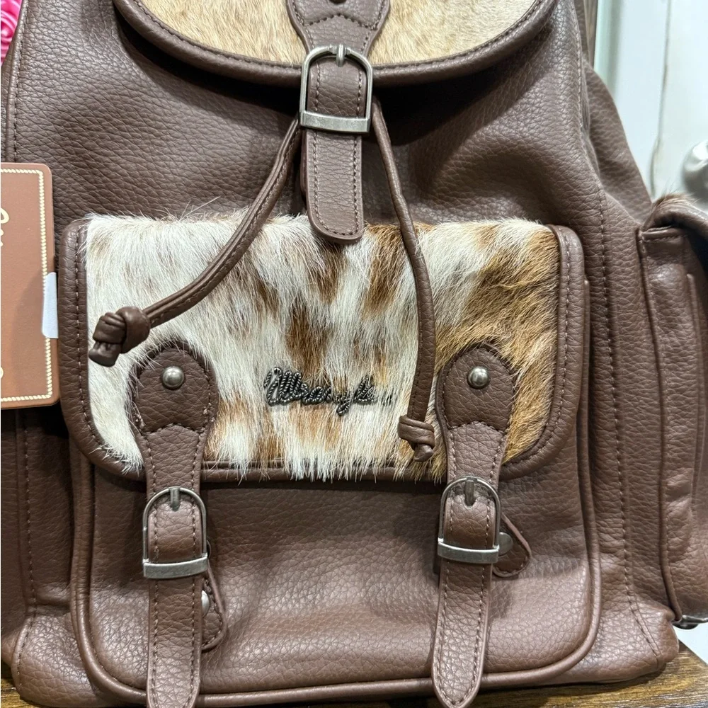 Wrangler Leather Backpack - Picture 3 of 14